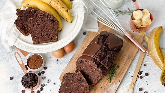 Receta Queque Chocolate Plátano